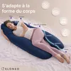 Oreiller ELONEO pour dormir sur le côté avec housse, Voir les images du produit 8