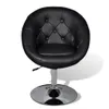 vidaXL Cocktailsessel Schwarz Kunstleder Produktbild-Vorschau 3