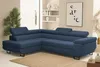 Ecksofa Sofa mit Schlaffunktion METZ Stoff Poso Blau Produktbild-Vorschau 1
