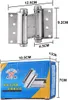 2XPendeltürscharnier Pendeltürband Edelstahl Schwingtüre Produktbild-Vorschau 2