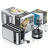 Arendo 2-teiliges Frühstücksset, 7er Eierkocher & Produktbild-Vorschau 7