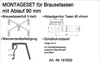 Montageset für Brausewannen Ø 90 mm Produktbild-Vorschau 3