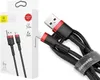 Câble Lightning Usb Baseus Cafule 2.4A 1M (Czarno-Czerwony) Voir les images du produit 22
