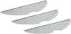 Three gray mop pads for a robot vacuum cleaner, arranged diagonally on a white background. Produktbild-Vorschau