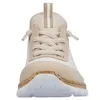 Rieker Schnürhalbschuhe in weiss/weiss kombi, Gr. 42 Produktbild-Vorschau 7