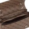 GUESS Damen Schultertasche Noelle Latte Logo/Brown : Produktbild-Vorschau 12