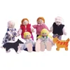 BigJigs Puppenhaus Familie Holzpuppen buntes Spielzeug Produktbild-Vorschau 4