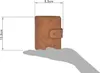 Bear Design Kartenetui Geldbörse Leder cognac mit RFID Produktbild-Vorschau 2