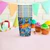 Becher Hot Wheels 250ml, 8er-Pack Pappbecher mit Auto-Motiv Produktbild-Vorschau 2