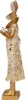 Clayre & Eef Figurine Lapin 11x8x33 cm Doré Blanc Voir les images du produit 3