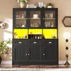 Armadio da cucina Sweiko (140×40×175 cm), mobile alto da Anteprima dell’immagine prodotto 3