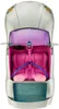 Barbie Puppenwagen Barbie HDJ47 Extra Auto Silbernes Cabrio Produktbild-Vorschau 3