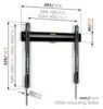 Vogel's Comfort TVM3405 FLAT fix Support TV mural 32-77" Voir les images du produit 2