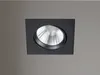 LED Einbaustrahler Decke eckig schwenkbar dimmbar Schwarz Produktbild-Vorschau 3