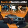 N55B30 Kľukový hriadeľ 11217580483 pre BMW 135i 335i 435i Náhľad obrázku produktu 13