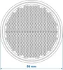 Reflektor rot 58mm selbstklebend mit Grundplatte 2 Stück im Produktbild-Vorschau 8