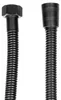 Kovová sprchová hadica POWERFLEX, 120 cm, čierna matná Náhľad obrázku produktu 2