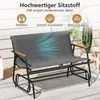 Outdoor-Gleiterbank für 2 Personen mit atmungsaktivem Produktbild-Vorschau 4