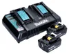 Makita Power Source Kit Li 18V + 2x Batteries BL1860B 6,0Ah Voir les images du produit 2