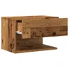 Wand-Nachttische 2 Stk. Altholz-Optik Produktbild-Vorschau 9