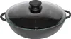 BIOL Gusseisen Wok Pfanne 26 cm mit GLAS-Deckel Induktion Produktbild-Vorschau 1