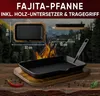 GUSSKÖNIG Fajita-Pfanne aus Gusseisen inkl. Servierbrett Produktbild-Vorschau 8