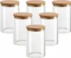gouveo 6er Set Vorratsdose 250 ml rund aus Borosilikatglas Produktbild-Vorschau 1
