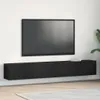 vidaXL TV-Schränk 2 pcs Schwarz 100 x 30 x 30 cm Produktbild-Vorschau 1