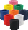 2 Stücke Sport Armband Einfarbig Saugfähigen Baumwolle Produktbild-Vorschau 3