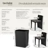tectake® Aluminium Rattanset Hamburg wetterfest und Produktbild-Vorschau 6