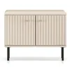 Selsey CALETTO - Schuhschrank mit Lamellen, Beige, 68 cm Produktbild-Vorschau 6