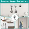 Wandhaken 4 Stück Handtuchhalter Ohne Bohren Saugnapf Haken Produktbild-Vorschau 7