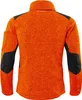 Qualitex Strick-Fleecejacke "protectano" orange XS Produktbild-Vorschau 2
