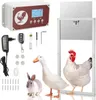 Jopassy 7,8W Automatická dvířka pro kuřata, 30*30cm dvířka Náhled obrázku produktu 1