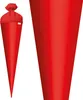 Bastel-Schultüte groß rot - 70 cm rund - extra stabil durch Produktbild-Vorschau 3