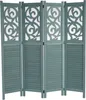 Paraván Shabby vintage Istambul - 170 x 160 cm - Zelená Náhľad obrázku produktu 1