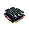 Alkohol Marker Marker Stifte Doppelseitig Satz Von 80Pcs + Produktbild-Vorschau 3