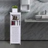 Kleiner Wasserdichter Badezimmerschrank mit Türen und Produktbild-Vorschau 4