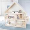 Wooden Dollhouse - ROBA - 3 floors with 16 pieces of Productafbeelding-voorbeeld 2