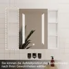 LED Spiegelschrank mit Seiteschrank 80x70 cm mit Produktbild-Vorschau 10