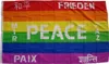 Bandiera Peace 7 lingue 90 x 150 cm con 2 occhielli Peso Anteprima dell’immagine prodotto 1