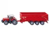 Siku Traktor mit Anhänger MASSEY FERGUSON rot ; 1844 Produktbild-Vorschau 1