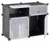 Relaxdays Regalsystem 4 Fächer, Standregal Kunststoff, Produktbild-Vorschau 11