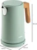 Domo DO9282WK, 1,7 l, 2200 W, Salbei, Wasserstandsanzeige, Produktbild-Vorschau 3