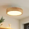 Lindby LED-Deckenlampe Lanira, Ø 30 cm, Holz, Remote, CCT Produktbild-Vorschau 2