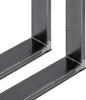 2er Tischbeine Tischgestell Tischkufen Stahl 50x72 cm Produktbild-Vorschau 2