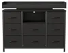 ProximaX Schwarze Kommode mit 8 Schubladen, Ladestation & Produktbild-Vorschau 15