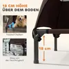 PawHut Lettino per cani da esterno con tetto, cuccia Anteprima dell’immagine prodotto 5