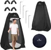Tenda doccia spogliatoio wc portatile nera Anteprima dell’immagine prodotto 16