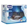 The image shows the packaging of a Chicco Next2Stars First Dreams baby projector, with a baby sleeping in a crib in the background. Produktbild-Vorschau